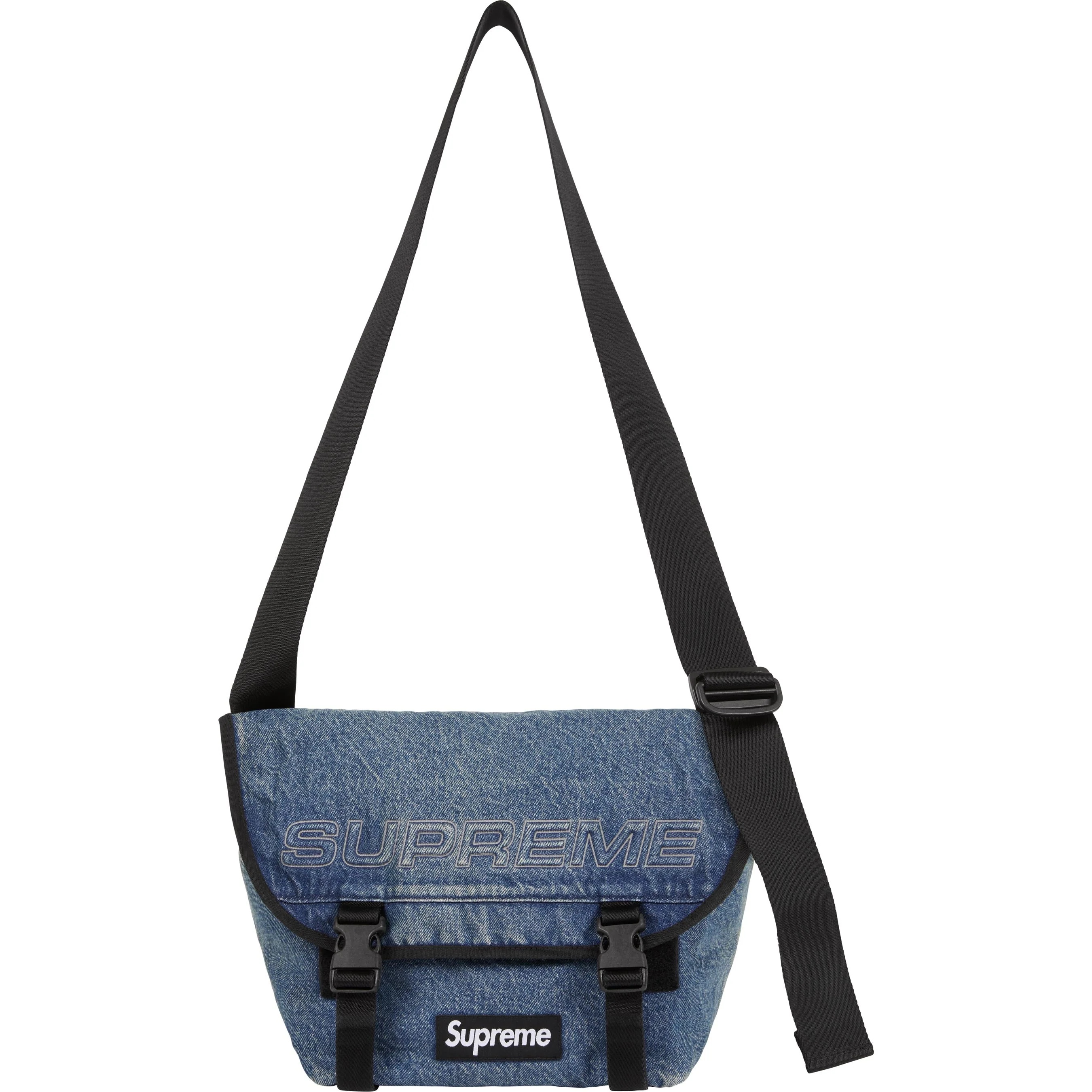 Denim Messenger Bag view 22